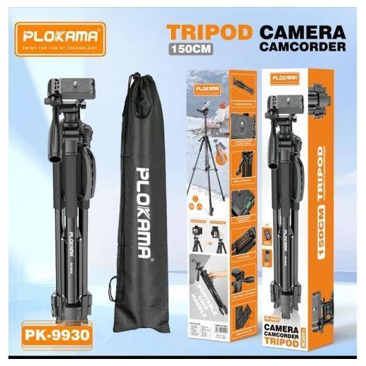 Generic Tripod 360° 150CM Camera Camcorder Stand For Photography, Compatible With Mobile Phones And Cameras - Black