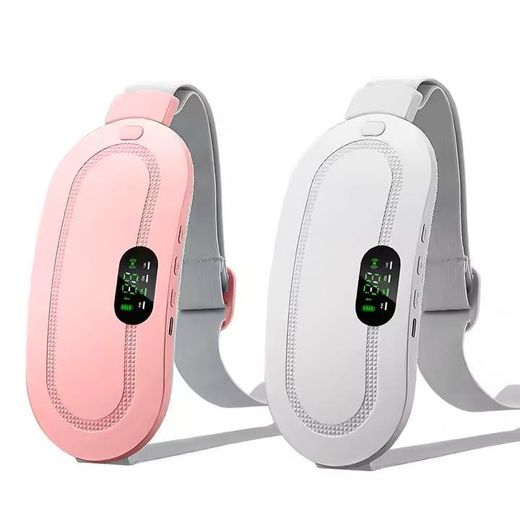 Generic Menstrual Pain Relief Heating Pad & 3 Temperature Settings, 4-Speed Vibration Massager for Women Menstrual Heating Pad & Vibrating Massager Combo for Period Pain Relief Portable Cramp Relief Device for Women Smart Warm Electric Heat Belt - image 2