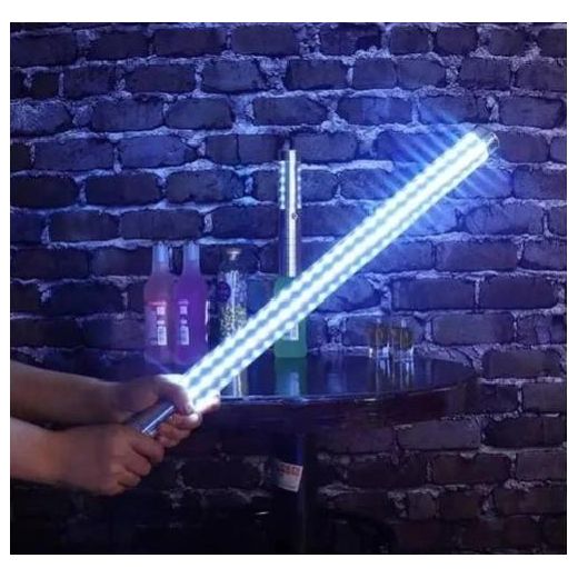 Generic 1 Piece Of 60CM Handheld Dance Flashing Sticks Bottle Presenter Light Metal LED Flashing Sparkler Baton Bright Light champagne Baton Stick For Nightclubs Party Bar - image 2