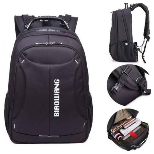 Biaowang Anti-theft Laptop Multipurpose Bag -Black, White