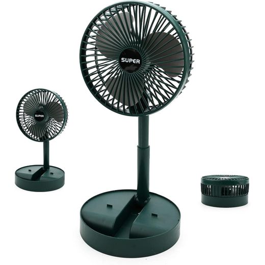 Generic USB Desk Fan, Airflow Mini Desk Fan, Rotation, Portable Personal Fan for Office, Bedroom, Outdoor Camping- Multicolor