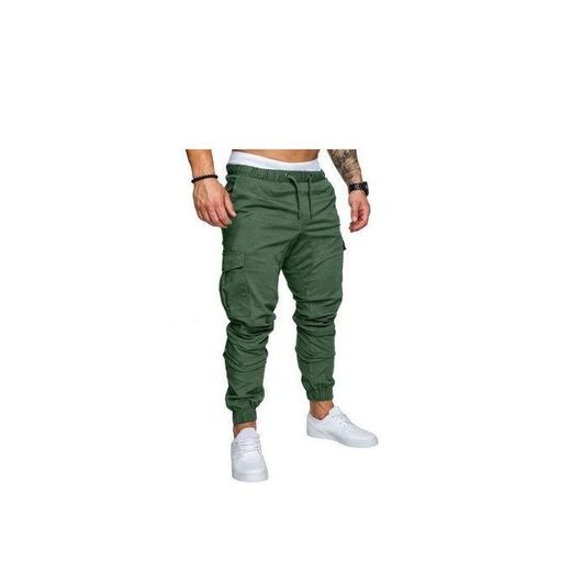 Generic Men's Casual Cargo Pant - Green, Blue, Maroon,Grey, Brown - image 3