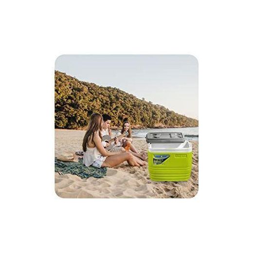 Pinnacle Cooler Box For Chilling And Cooling Drinks-Green/Grey - image 2