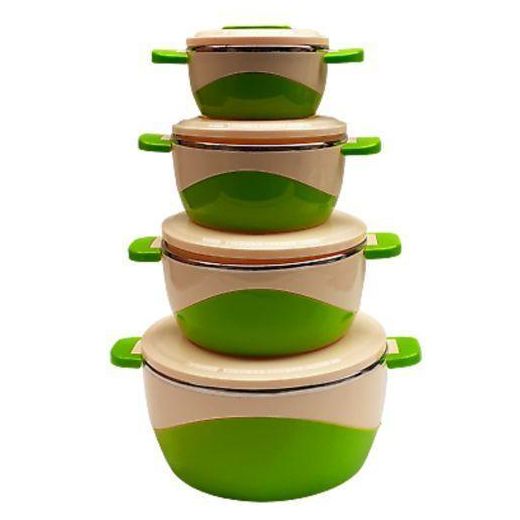 Generic 4 Pieces Insulated Hot Pot Dishes Food Container Casseroles -Multi-colour. - image 2