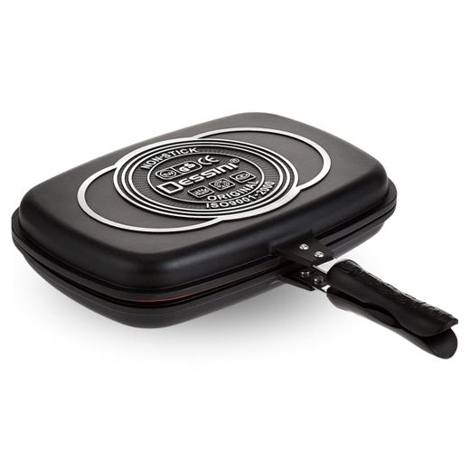 Generic 40cm double heating grill pan - image 3