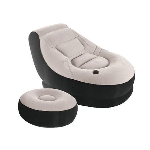 Generic Intex inflatable air sofa with footrest
