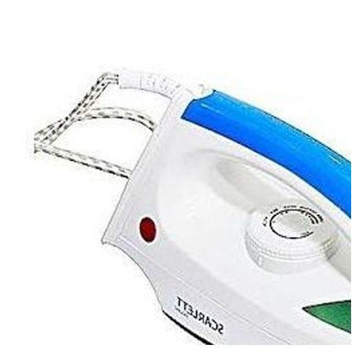 Scarlet Non Stick Steam Flat Iron - White, Blue - image 3