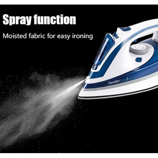 Sonifer Faster Easier And Smarter Electric Steam Iron With Burst Function And Ceramic Sole Plate-Multicolour - image 2