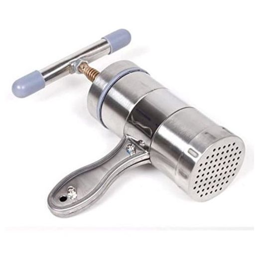 Generic Kitchen Steel Noodle Maker Manual Spaghetti Pasta Press Machine- Silver - image 2