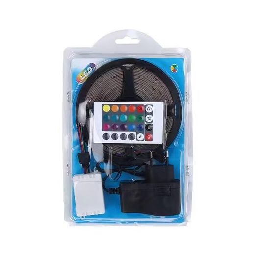 Generic  5M Dc12v Led Strip Light RGB 24Key IR Remote Controller Adapter - image 4