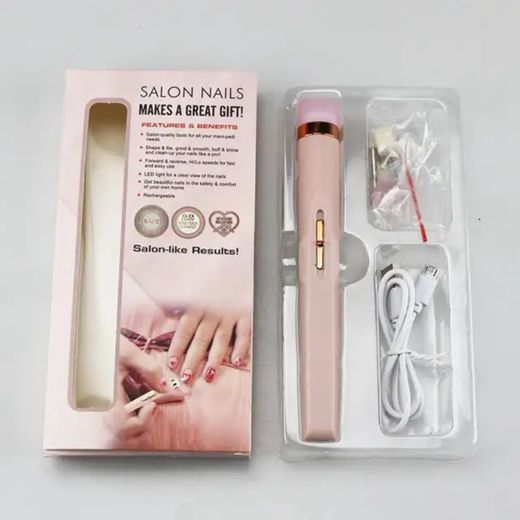 Generic 5 in 1 Salon manicure set -pink - image 2