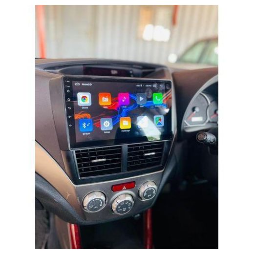 Generic 9-Inch Android Car Radio for Subaru Impreza (2007-2012) - HD Touch Screen, Wireless Apple CarPlay & Android Auto, GPS Navigation, Bluetooth & WiFi - Black