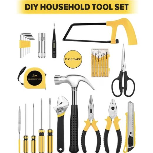 Generic 27 pcs general household tool kit set - image 3