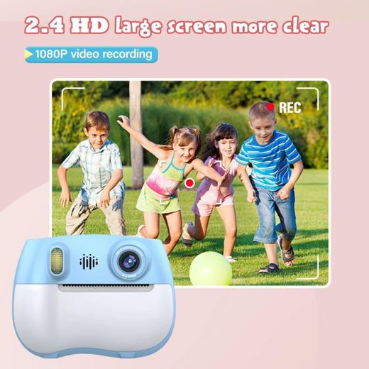Generic 2.4" High Visibility Instant Print Digital Camera For Photography Instant Print Photo Kids Camera Mini Thermal Printer Video Educational Toys - image 4