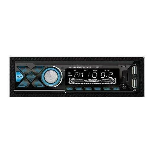 Generic Car Audio Radio 1 DIN Bt Stereo MP3 Player FM Receiver 12V Support Phone Charging Bluetooth Aux/USB/TF Card in Dash Kit Mp3 Fm Player Usb Remote Control Bt - image 2