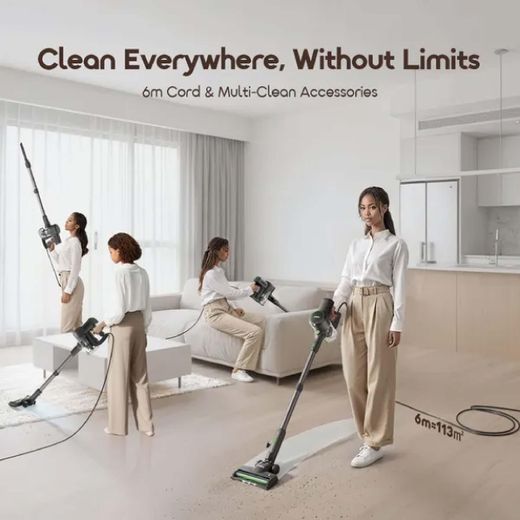 Oraimo CordForce Plus Corded Stick Vacuum 500W Motor - image 4