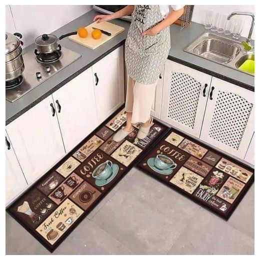 Generic Non-Slip Anti-Fatigue Kitchen Floor Mat Set - image 3