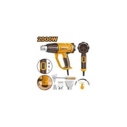 INGCO 2000 Watts Industrial Heat Gun - Yellow - image 2