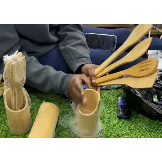 Generic A Set of Wooden Serving/Cooking Spoons - image 2