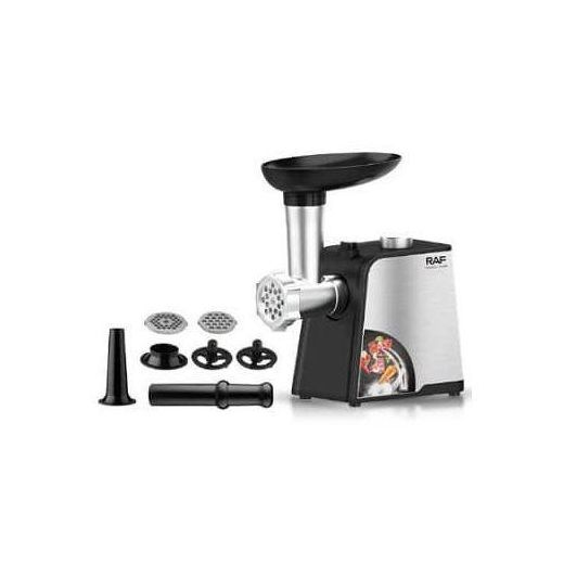 RAF Powerful Electric Meat Grinder with Sausage Attachments - Multicolor