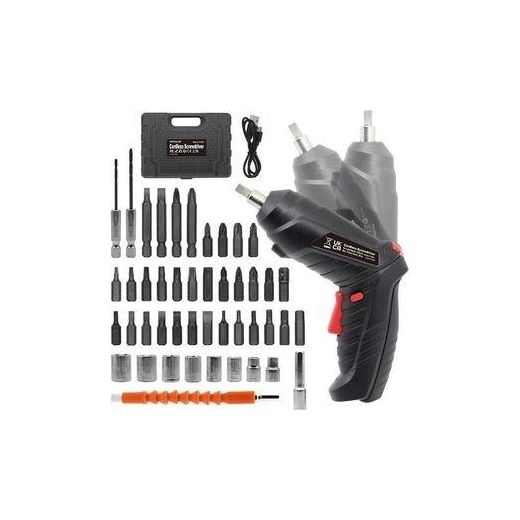 Mythco Rechargeable Electric Screwdriver Portable Set, With 47pcs Cordless Accessories