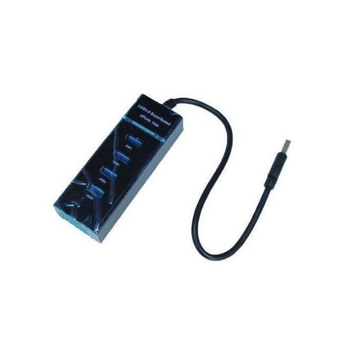 USB HUB  3.0 High-speed 30cm For Desktop Laptop 4Ports -Black - image 3