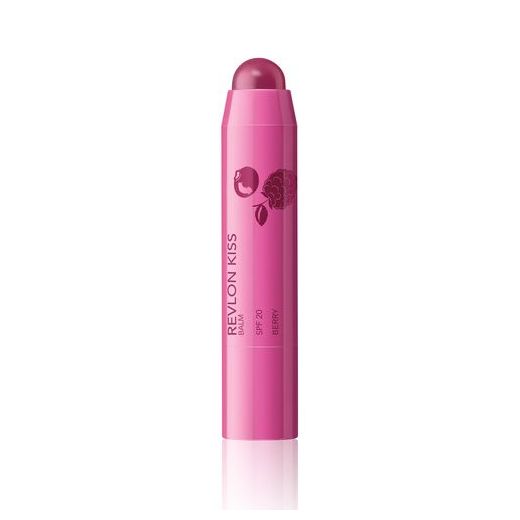 Revlon Kiss Hydrating Lip Balm, With Natural Fruit Oils SPF 20, Berry Burst, 2.6g