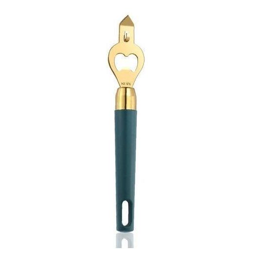 Generic Stainless Steel Beer Bottle Can Opener With Hook Solid And Long-lasting Beer Openers For Opening Bottle And Punching Can - image 2