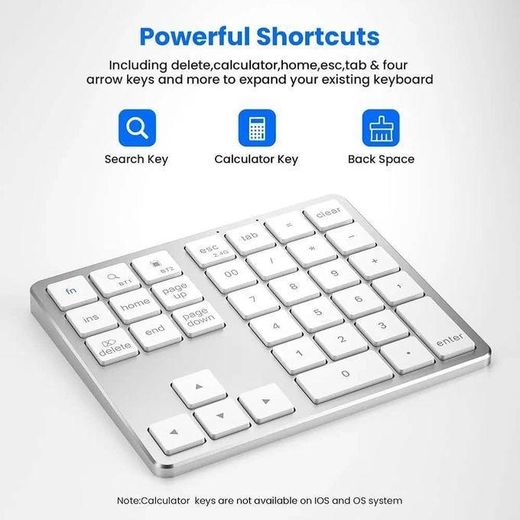 Generic Mini 2.4G Bluetooth Wireless Numeric Keypad - image 2