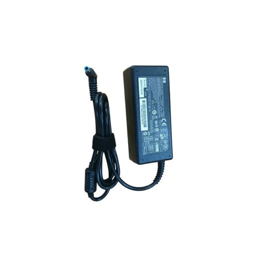 Hp  65W Adapter blue small pin - Black