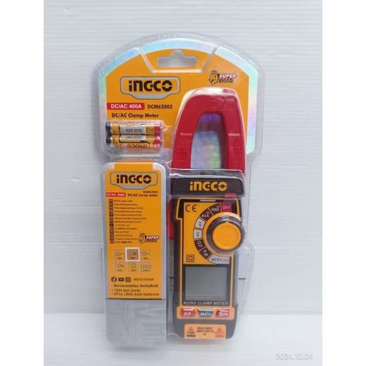 INGCO Digital Clamp Meter DC/AC 400A Model DCM62002