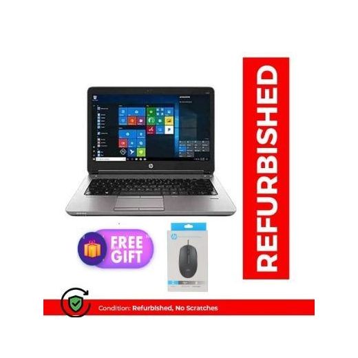 RENEWED HP ProBook 640 – Intel Core i5, 8GB RAM, 500GB HDD – Black/Silver (Refurbished) + FREE Mouse