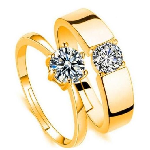 Fashion Couple Rings For Love,Men And Women Rings,Wedding Pair Ring-Adjustable - image 3