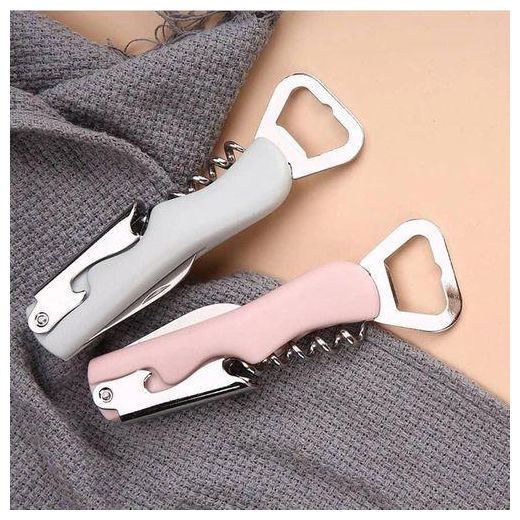 Generic Multi-tool corkscrew and bottle opener - Multicolor - image 3