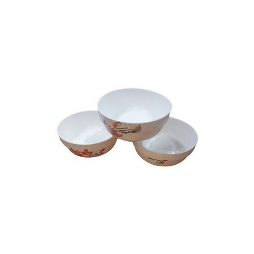 General 4 Pieces Set Of Ceramic Soup Salad Bowls - White - image 3