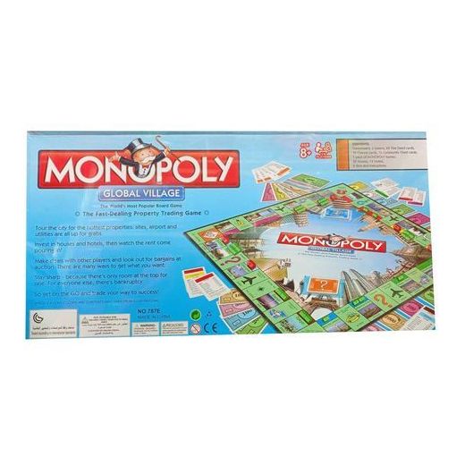 Monopoly Fast Dealing Property Trading Game-Multicolor