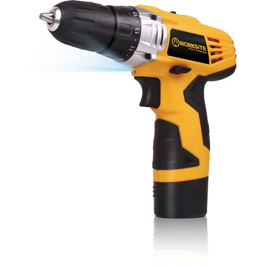 WORKSITE Portable 12V Cordless Drill With Battery-Multicolour
