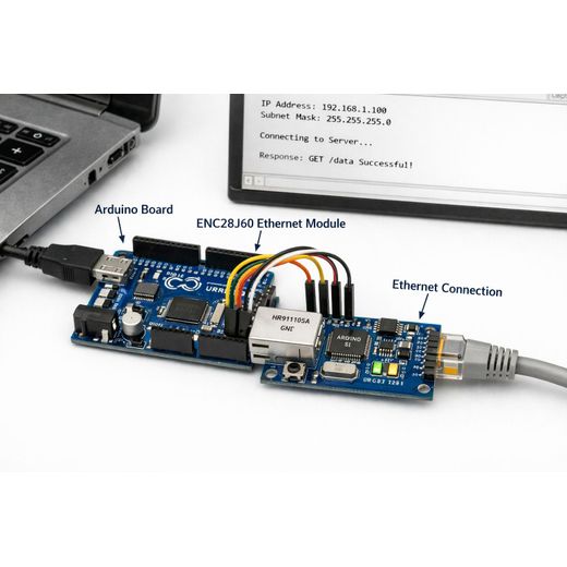 Arduino Ethernet LAN / Network Module For ENC28J60 - image 2
