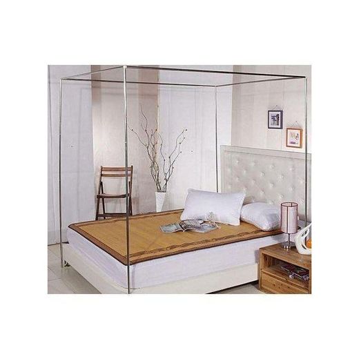 Generic  Purple Mosquito Net With Metal Stands - 5*6 - image 3