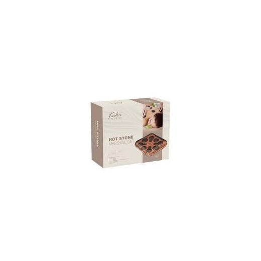 Kiki 12PCS Hot Stone Massage Set Professional Massage with Heating Box Heat Massage Kit Nature Energy Stones - image 2