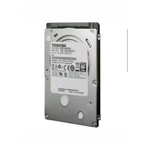 Toshiba Hard Disk 500GB  For Laptop\Computers- Internal And External Use - Silver