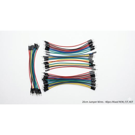 Jumper Wires 40pcs Male-to-Female 20cm