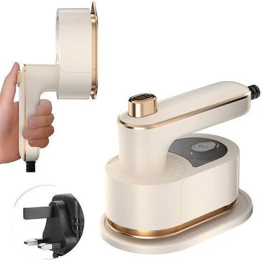 Generic  Mini Steam Iron for Clothes - Portable Compact Travel Size Steamer of 180° Rotatable Micro Steam Iron Small Handheldfor Dry & Wet Ironing Home Travel...MULTI-Color - image 2
