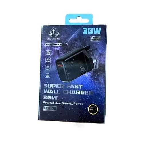 FLOATING ARK 30W wall adapter - 3 Pin Double (Type c + USB)