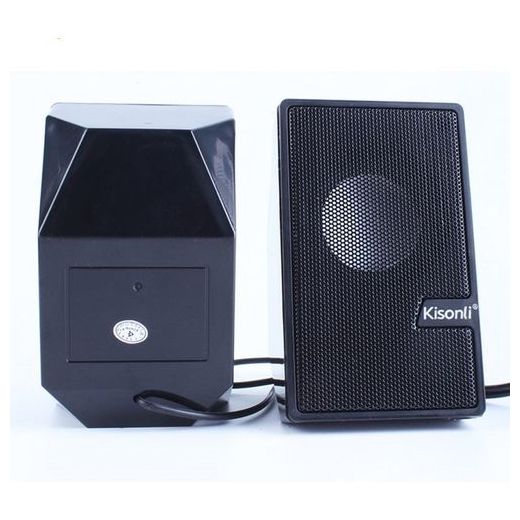 Kisonli Kisonli S-555 Computer USB Powered Speakers Black - image 2