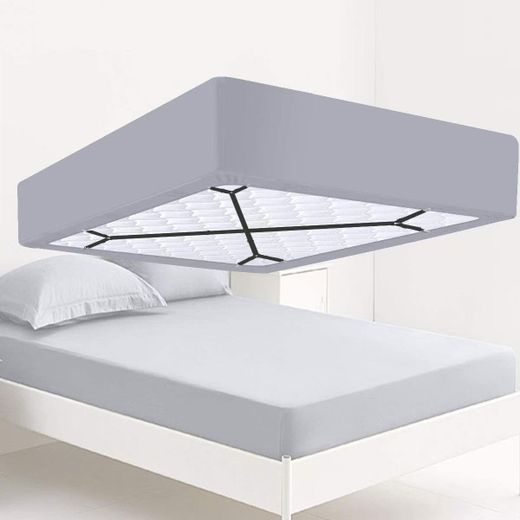 Fashion Bed sheet fixer with adjustable anti-slip four-sided bed sheet strap fastening clips and sofa fixer - image 4