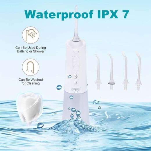 Generic Winning Star ST-9818 High Pressure Water Flosser cordless, portable oral irrigator is designed for deep cleaning between tight teeth, removing plaque, and massaging gums. - image 3