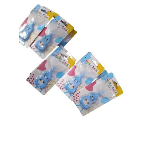 Plastic U Shaped Tooth Brush (Blue)