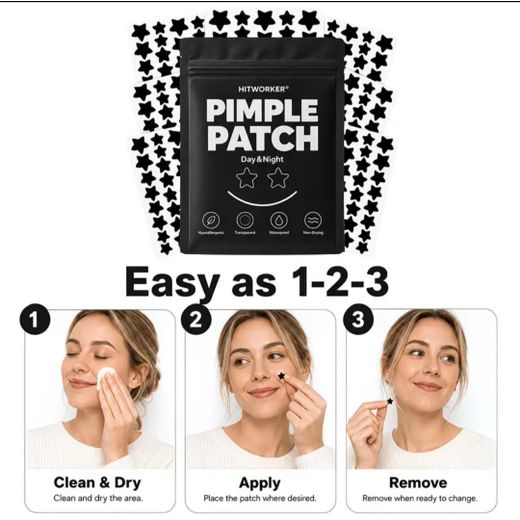 HITWORKER Star Pimple Patch(black) - image 2