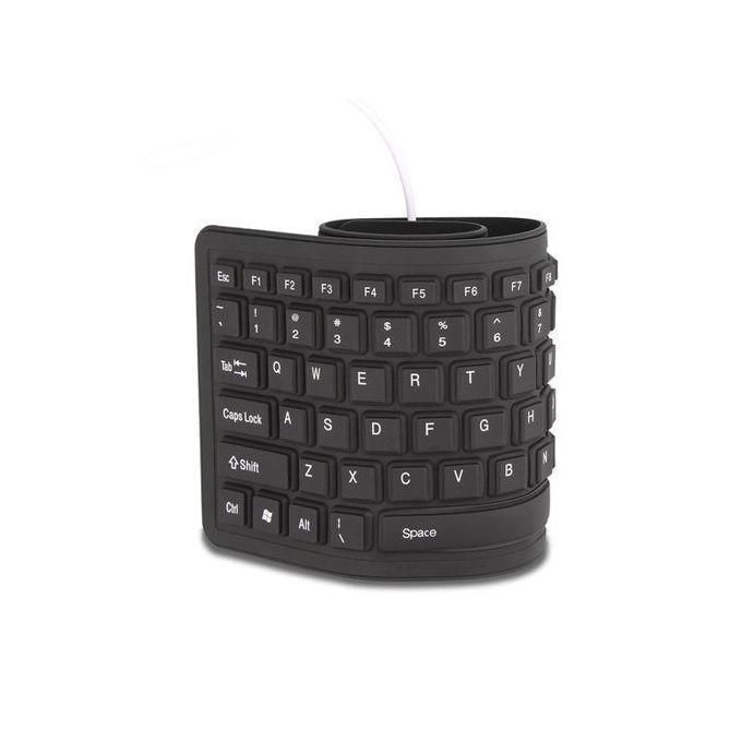 Shop USB Flexible Foldable Soft Touch Silicone Gel Keyboard